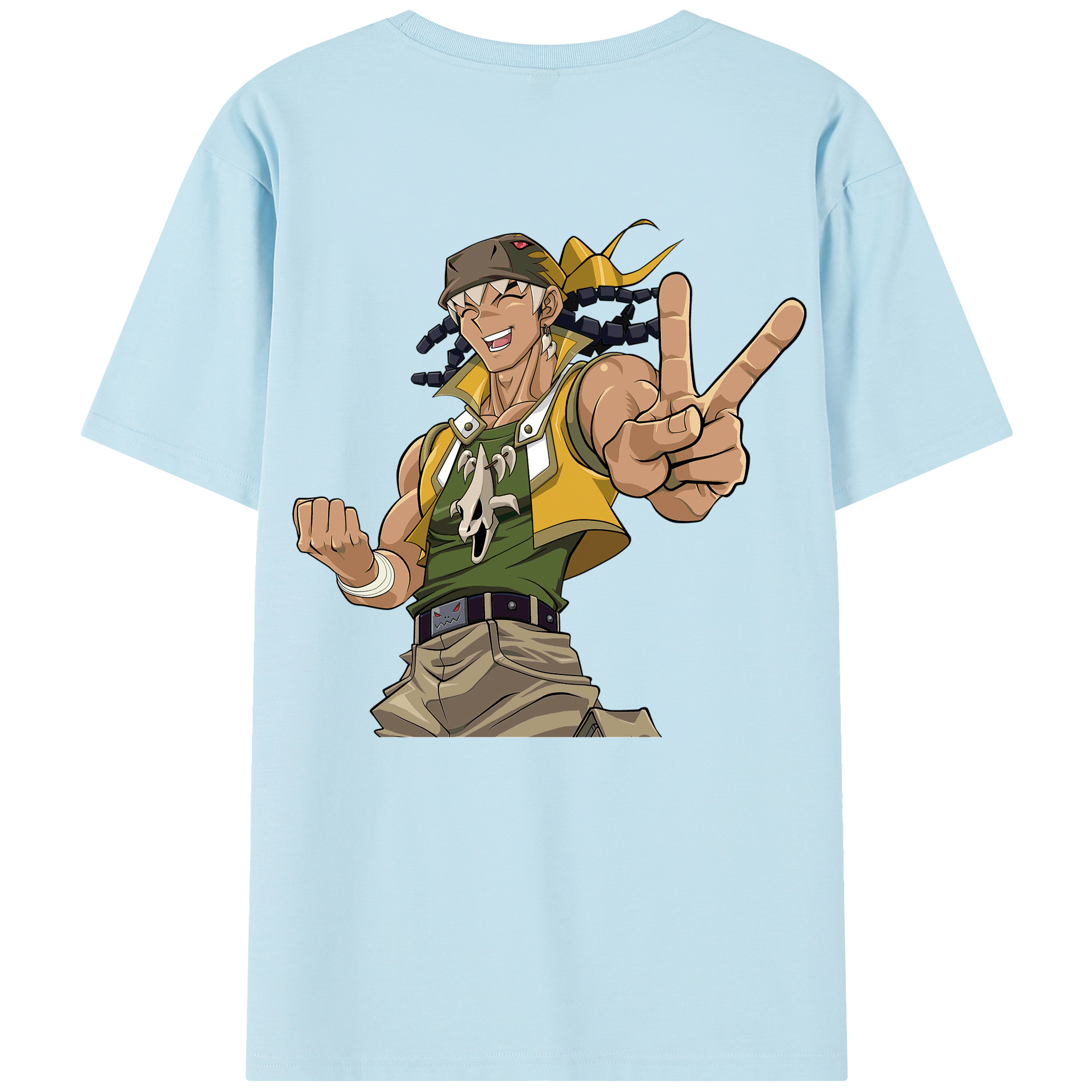 （画像用） 遊☆戯☆王 Yu-Gi-Oh! 綿100％半袖Tシャツ（背面プリント）